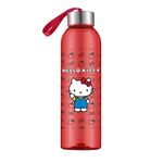 Garrafa_Plástica_800ml_Hello_Kitty_Plástico_Vermelha_Com_Tampa_Inox_Ref.3585_Bandeirante