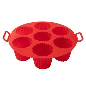 Forma para 6 Cupcakes Silicone Sortido 20x20x5cm LM3557INO - honeyhome