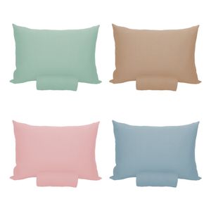 Jogo de Cama Queen Liso Sortido 3 Peças 158x198cm 0310220 - Santista