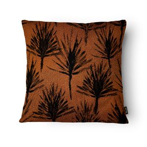 Capa Almofada Floral Palmeira Bouclê 43x43cm FLB02 - Tuti Gottô