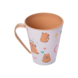 Caneca Capivara Vibes Plástico 360ml 17848 - Plasútil