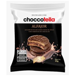 Alfajor Choccotella Sabor Creme de Avelã ABO003 - Água na Boca