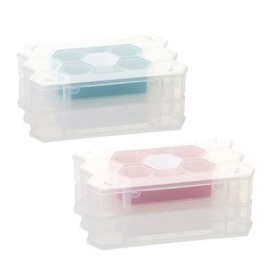 Organizador Colmeia com 15 Divisórias Plástico Transparente Detalhe Sortido 7460 - Top Line