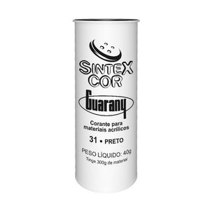 Corante Acrílico Sintex Preto 31 40g 193 - Guarany