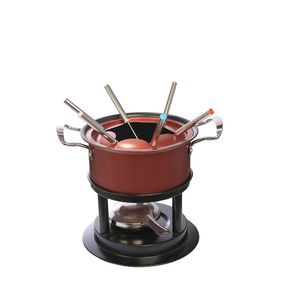 Conjunto Fondue Viena Inox Vinho 10 Peças CJFN026 - Hauskraft