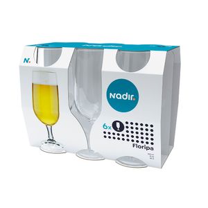 Jogo de Taças Floripa Cerveja 6 Peças 300ml 77320200773564 - Nadir