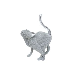 Estatueta Gato Diamond Resina BZ553491 - Brascontinental
