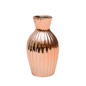 Vaso Decorativo Corpo Porcelana Rosê CJ394241 - Brascontinental