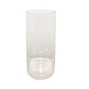 Vaso Decorativo Tubo Vidro Transparente 15x40cm EH512421 - Brascontinental