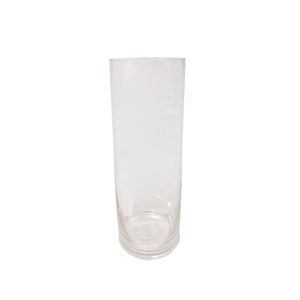 Vaso Decorativo Tubo Vidro Transparente 10x40cm EH511671 - Brascontinental