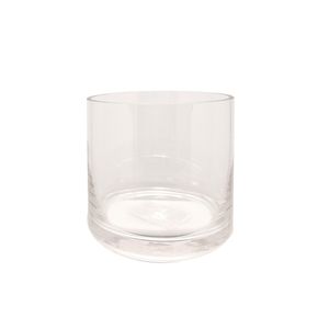 Vaso Decorativo Tubo Vidro Transparente 15x15cm Ref.EH512111 Brascontinental