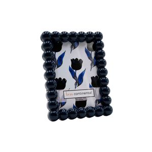 Porta-Retrato 10x15cm Beads MDF Azul TY611111 - Brascontinental