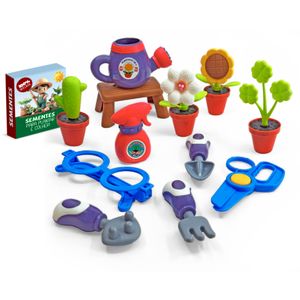 Mini Kit de Jardinagem Infantil 27 Peças 1512 - Pakitoys