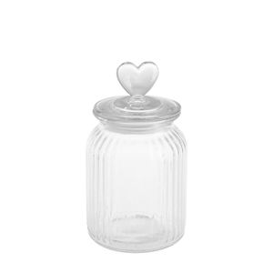 Pote Hermético Coração Vidro 1000ml 230542 - Almix