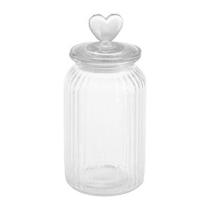 Pote Hermético Coração Vidro 1250ml 230541 - Almix