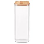 Pote_Retangular_Vidro_Borossilicato_Com_Tampa_Bambu_3000ml_Ref.303000_Almix