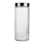 Pote_Liso_Redondo_Vidro_Com_Tampa_Inox_2200ml_Ref.2012200_Almix