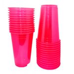 Copo_Plástico_Descartável_Biodegradável_Crystal_Neon_Rosa_300ml_25_Unidades_Ref.3652_Trik_Trik
