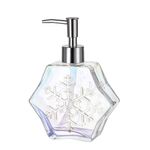 Porta_Sabonete_Líquido_Xmas_Snowflake_Vidro_290ml_Ref.NTW40112_Wincy