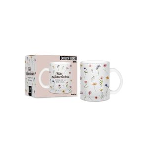 Caneca Diamond Todo Extraordinário Vidro 300ml 14664 - Brasfoot
