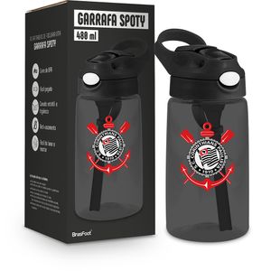 Garrafa Spoty Times Corinthians Plástico 480ml 14639 - Brasfoot