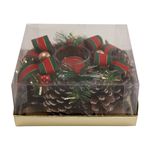 Castiçal_com_Vela,_Pinha_e_Frutas_Natalinas_15x6,5x15cm_LM3414NTL_-_honeyhome