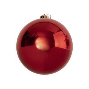 Bola Vermelha Natal Plástico PP 15x15cm LM3370NTL - honeyhome