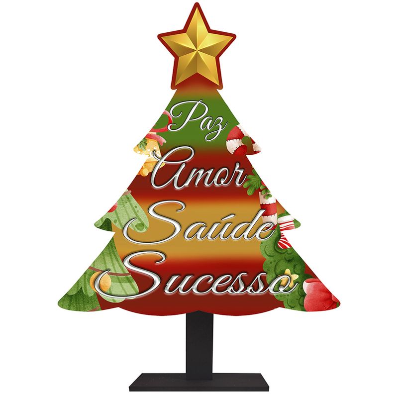 Arvore_Decorativa_Natal_Mesa_Paz,_Amor,_Saúde,_Sucesso_Mdf_Ref.ANM4020_Nsw