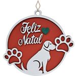 Placa_Decorativa_Natal_Pet_Mdf_Vermelho_20x21,5x0,5cm_Ref.CLP5118_Nsw