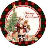 Capa_Sousplat_Natal_Papai_Noel_Xadrez_Vermelho_Com_Base_Mdf_35cm_Ref.CSW7811_Nsw