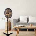 Ventilador_de_Coluna_Turbo_40cm_6_Pás_Preto_E_Bronze_80w_127v_Ref.70076_Ventimais