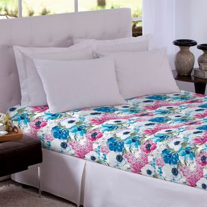 Jogo Cama Solteiro Soft Touch 100% Poliéster Sortido 3 Peças AC2004/PY2004 - Arte Cazza