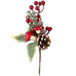 Enfeite_Galho_Natal_Frutas_Sortido_Espuma,_Plástico_Pvc,_Ferro_30x12x5cm_Ref.LM3452NTL_honeyhome