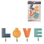 Kit_4_Ganchos_Adesivos_Ambiente_Love_Colorido_Suporta_Até_2kg_Plástico,_Inox_4,3x7x2cm_Ref.LM3475AMB_honeyhome