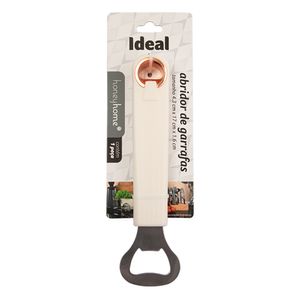 Abridor de Garrafas Ideal Perfect Home Plástico PP e Aço Inox 4,3x17x1,7cm LM4032IDE - honeyhome