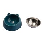 Comedouro/_Bebedouro_Pet_Orelhas_Gato_Sortido_Plástico_e_Inox_18x9cm_Ref.LM3919PET_honeyhome