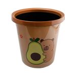 Lixeira_8L_Com_Alças_Capivara_Sortida_Plástico_Pp_26x24,5x26,5cm_Ref.LM4057_honeyhome