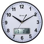 Relógio_de_Parede_Analógico_Preto_Com_Display_Digital_Ref.4608_-_Herweg