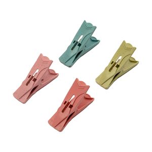 Kit 10 Prendedores de Roupa Moderna Plástico PP e Ferro 2x3,5x6cm LM4003MO - honeyhome