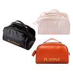 Necessaire_Platina_Maquiagem_Pvc_Sortida_25x15x16cm_Ref.CB4310_Platina