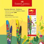 Canetas_Esferográficas_Glimmer_Botânica_Semi-gel_1.0mm_2_Unidades_Ref.ESPPC101_Faber_Castell