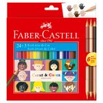 Lapis_de_Cor_Ecolápis_Caras_&_Cores_24_Cores_+_3_Lápis_Bicolor_Tons_de_Pele_Ref.120124CC_Faber_Castell