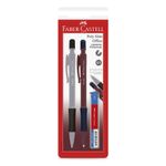 Lapiseira_Poly_Slim_Office_0.7_Sortida_2_Unidades_Com_Grafite_Ref.SM07SLIMOFM_Faber_Castell