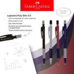 Lapiseira_Poly_Slim_Office_0.5mm_Sortida_2_Unidades_Com_Grafite_Ref.SM05SLIMOFM_Faber_Castell