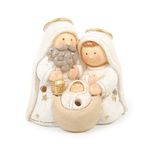 Enfeite_Natalino_Sagrada_Familia_Resina_Branco_E_Dourado_8cm_Ref.1053000_Cromus