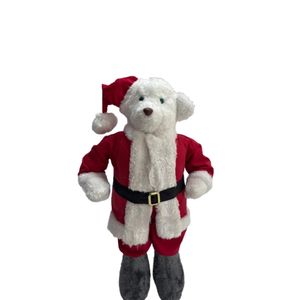 Boneco Urso Natalino 50cm 611 - Artesanatos Gravatá