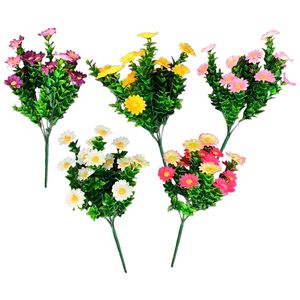 Arranjo de Flores Sortido Harmonia Poliéster, Plástico PE, Ferro 15x15x31cm LM3838 - honeyhome