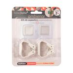Kit_Suportes_Organizadores_2_Peças_Suporta_Até_2kg_Plástico_Sortido_5,5x5,5x4,5_LM2144_-_honeyhome