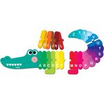 Quebra-cabeça_Alfabeto_do_Crocodilo_Ref.7024_Babebi
