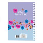 Caderno_Universitário_Princesas_Abraços_Floral_1_Matéria_Capa_Dura_80_Páginas_Ref.707000226_Culturama